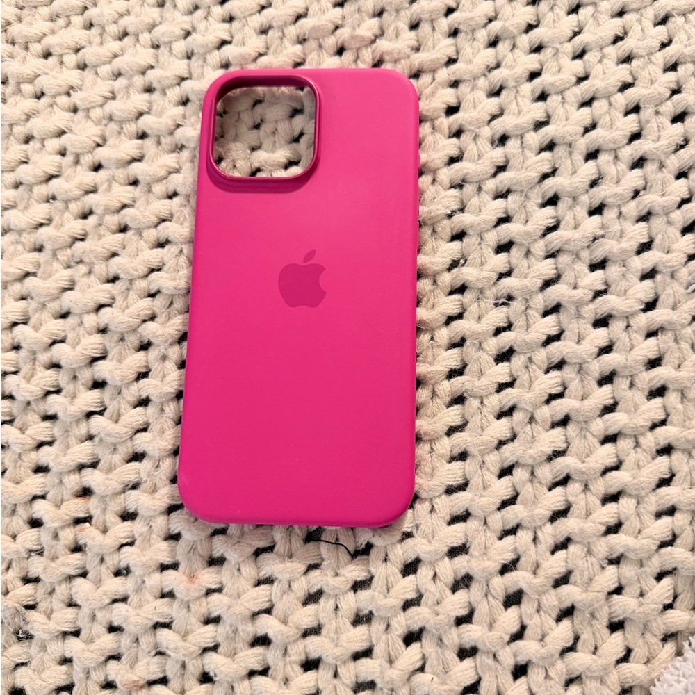 Apple Magenta Silicone iPhone Case